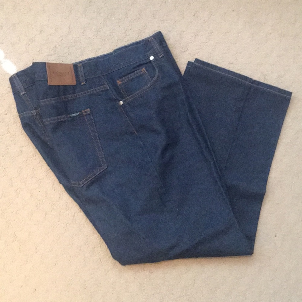 Canali Designer Men Blue Jeans